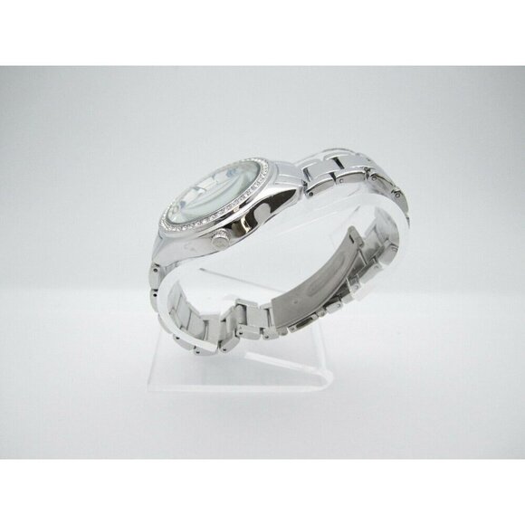 Women's Burgi 1 Atm Water Resistant Analog  Date 40mm Dial Crystals Watch (D694) - Picture 7 of 12